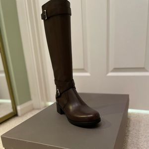 Prada Kneehigh Leather Boots